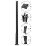Composite Fence Series 6 ft. Heavy Duty Surface Mount Gate Post with Enhanced Base