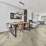 Portsmouth Herringbone 4.2+1 mm Rigid Core Vinyl Flooring 5.91 in. W x 36.02 in. L