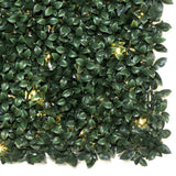 Gardenia 40 in. x 40 in. Artificial Hedge Panels with Lights (1-Pack)