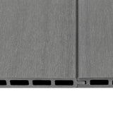 Composite Fence Series Fence Panel, and Rail Kit 6 ft. x 6 ft. Harrow Grey