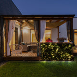 Sakura 34 in. x 76 in. Expandable Trellis with Lights (2-Pack)