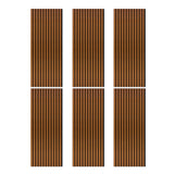 Laminate Slat Acoustic Wall Panels (6-Pack) Hamilton 18.90-inch x 46.85-inch
