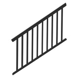 6-feet x 42-inch Vinyl Railing Stair - Black