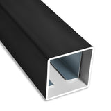 3.7-feet Vinyl Railing Post - Black
