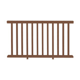 6-feet x 42-inch Vinyl Railing - Brown