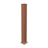3.7-feet Vinyl Railing Post - Brown
