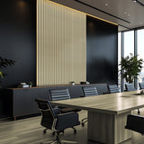 Laminate Slat Acoustic Wall Panels (4-Pack) Cartier 18.90-inch x 46.85-inch