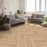 Bristol Herringbone 4.2+1 mm Rigid Core Vinyl Flooring 5.91 in. W x 36.02 in. L