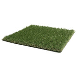 Emerald County Tapete de césped artificial verde precortado, 20 mm, 7,38 pies x 11,68 pies