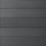 Composite Fence Series 6 ft. x 6 ft. Manhattan Gray Brushed Fence Panel (12-Pack)