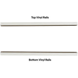 White Vinyl Ivory Fence Panel Kit 6 ft. H x 6 ft. W