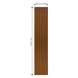 Laminate Slat Acoustic Wall Panels (80-Pack) Hamilton 18.90-inch x 96-inch