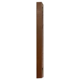 Woodgrain Vinyl Hickory Fence Post with Aluminum Insert 5 in. x 5 in. x 8 ft.