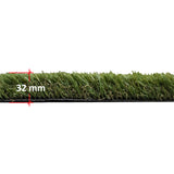 Césped artificial verde toscano 1 x 3 m