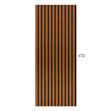 Laminate Slat Acoustic Wall Panels (72-Pack) Hamilton 18.90-inch x 46.85-inch