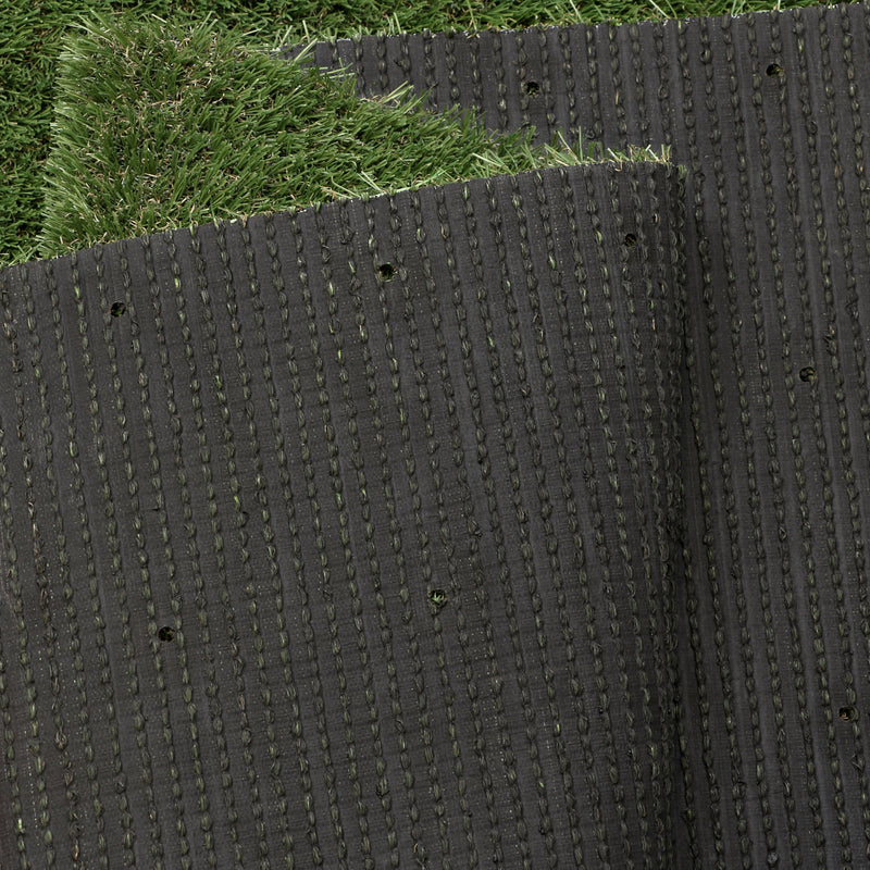 Sage Valley 25 mm 7.38 ft. x 11.68 ft. Precut Green Artificial Grass Mat