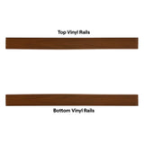 Woodgrain Vinyl Hickory Fence Panel Kit 6 ft. H x 6 ft. W