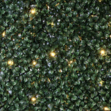 Gardenia 40 in. x 40 in. Artificial Hedge Panels with Lights (2-Pack)