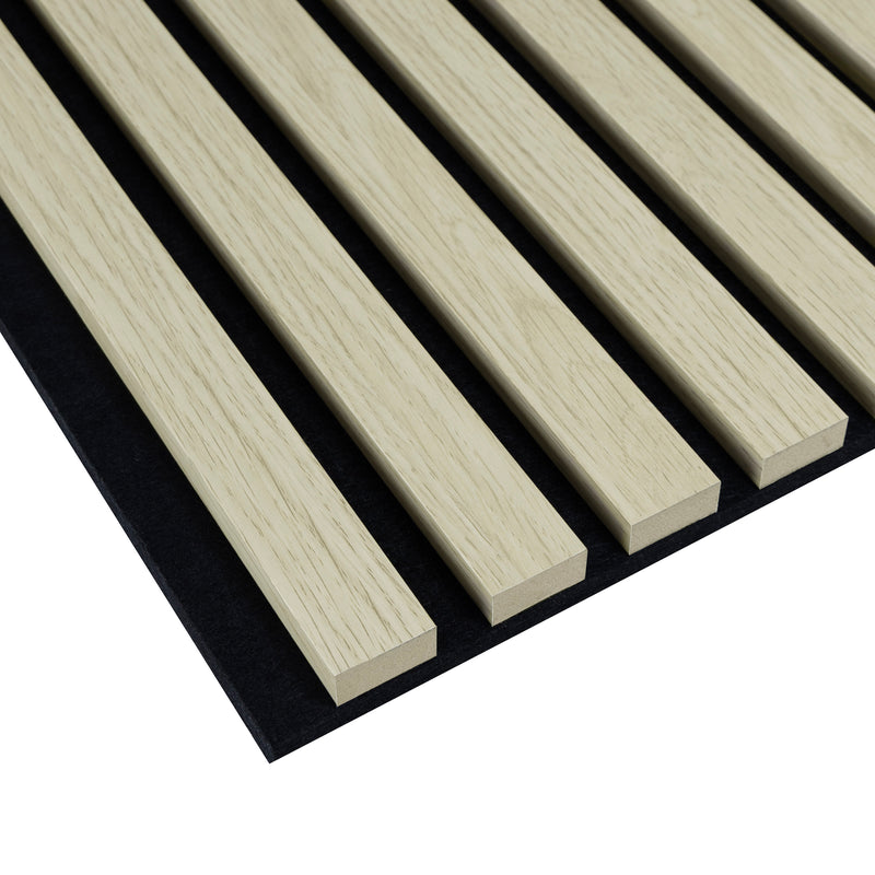 Laminate Slat Acoustic Wall Panels (4-Pack) Cartier 18.90-inch x 46.85-inch