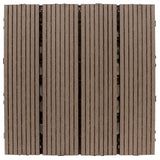 Composite Deck Tile in Cypress (12 per Case) 1 ft. x 1 ft.