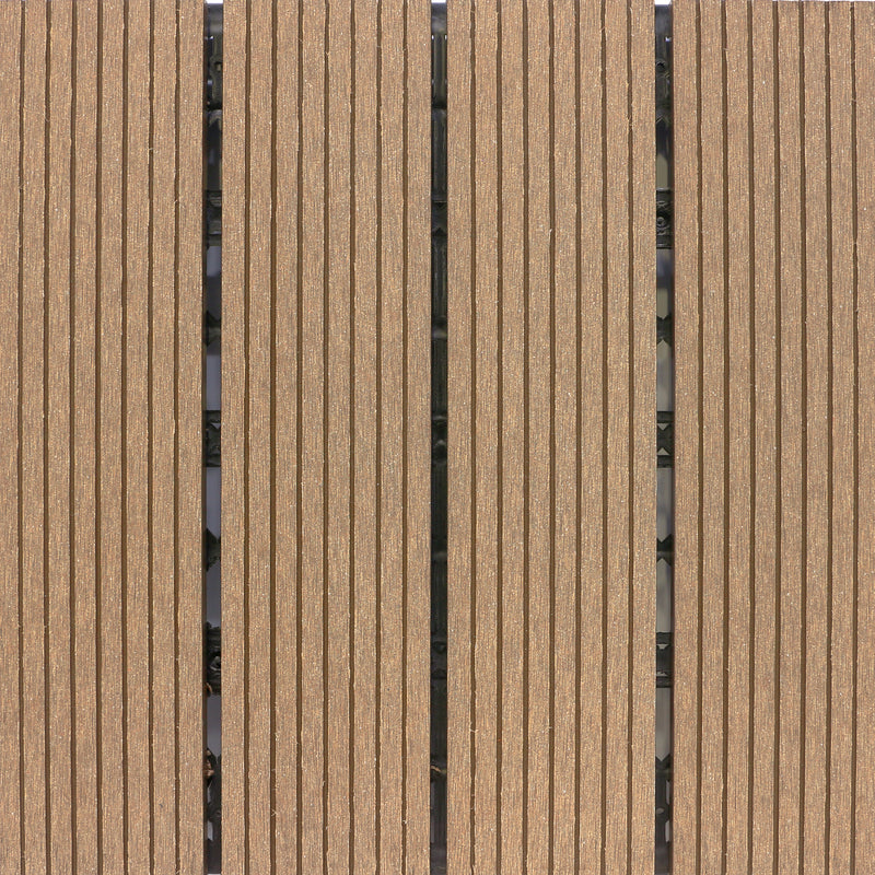 Composite Deck Tile in Sable (12 per Case) 1 ft. x 1 ft.