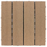 Composite Deck Tile in Sable (12 per Case) 1 ft. x 1 ft.