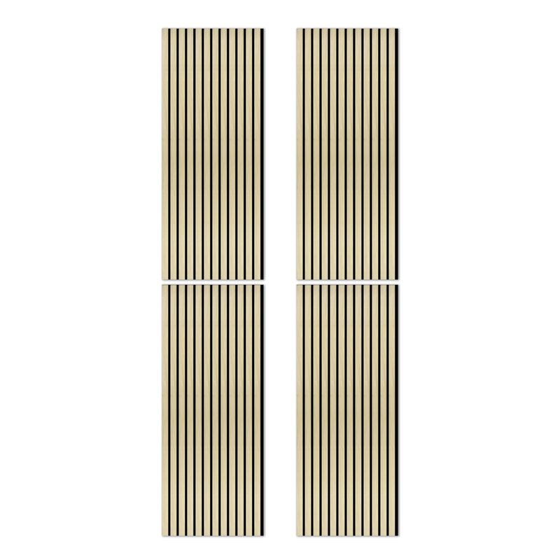 Laminate Slat Acoustic Wall Panels (4-Pack) Cartier 18.90-inch x 46.85-inch