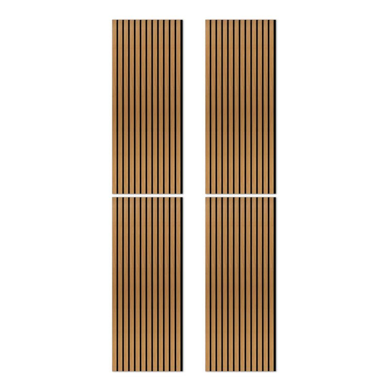 Laminate Slat Acoustic Wall Panels (4-Pack) Yorke 18.90-inch x 46.85-inch