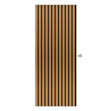 Laminate Slat Acoustic Wall Panels (6-Pack) Yorke 18.90-inch x 46.85-inch