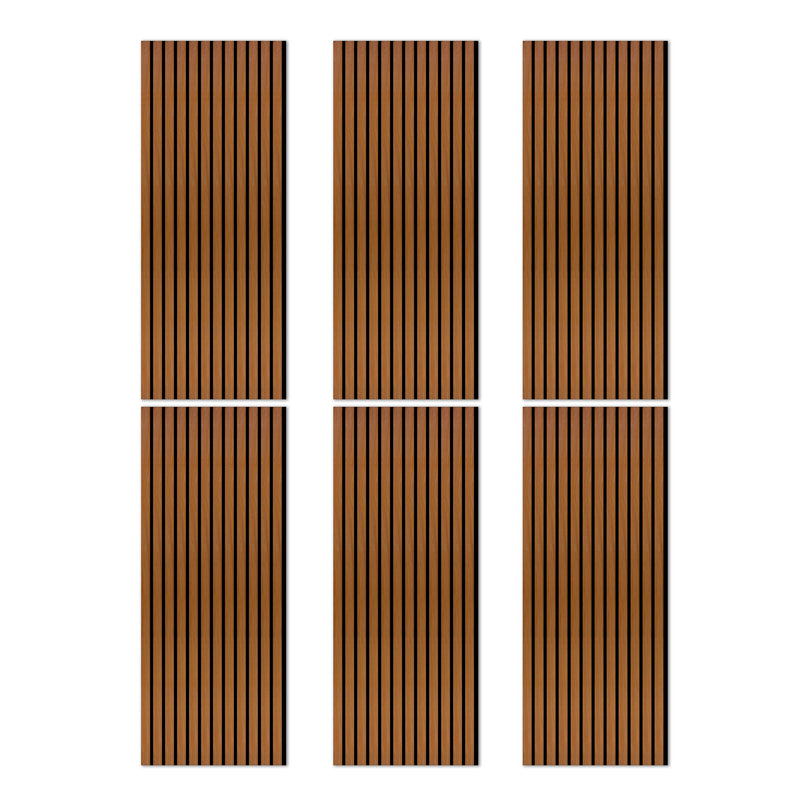 Laminate Slat Acoustic Wall Panels (6-Pack) Hamilton 18.90-inch x 46.85-inch