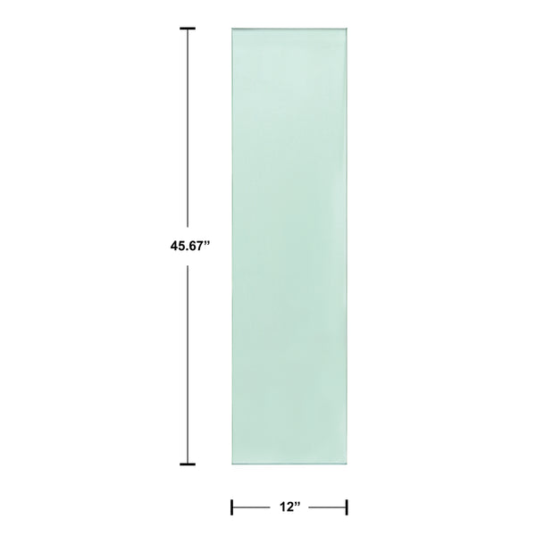 Laminated Tempered Glass Panel 48 in. x 12 in. x 0.47 in.