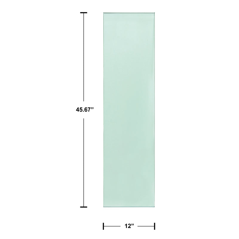 Laminated Tempered Glass Panel 48 in. x 12 in. x 0.47 in.