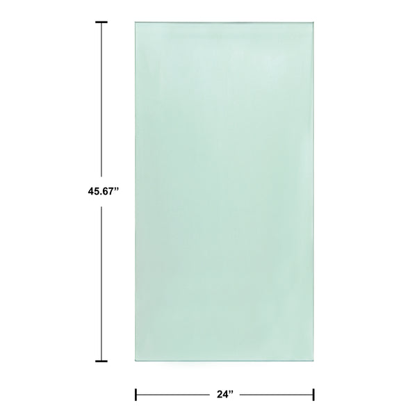 Laminated Tempered Glass Panel 48 in. x 24 in. x 0.47 in.