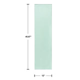 12mm x 12" x 45.67" Tempered Glass Panel