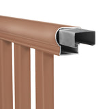 6-feet x 42-inch Vinyl Railing - Brown
