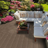 Composite Deck Tile in Cypress (12 per Case) 1 ft. x 1 ft.