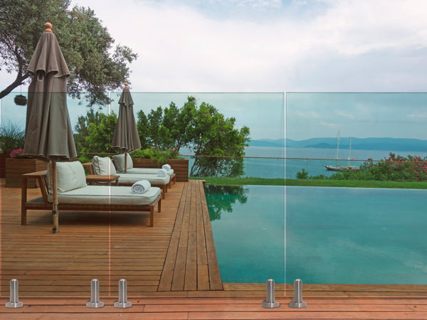 Laminated Tempered Glass Panel 48 in. x 24 in. x 0.47 in.