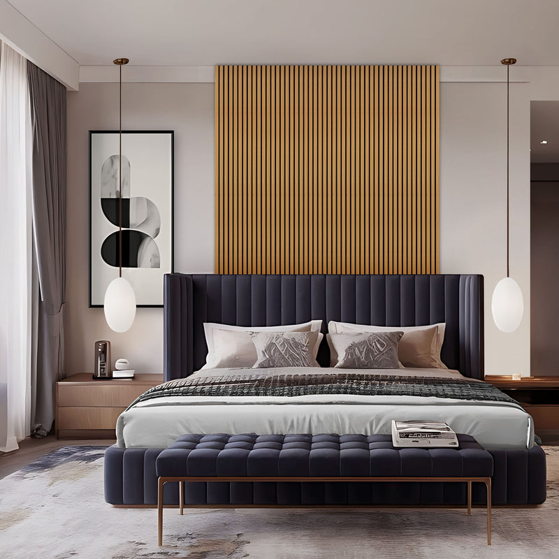 Laminate Slat Acoustic Wall Panels (80-Pack) Yorke 18.90-inch x 96-inch