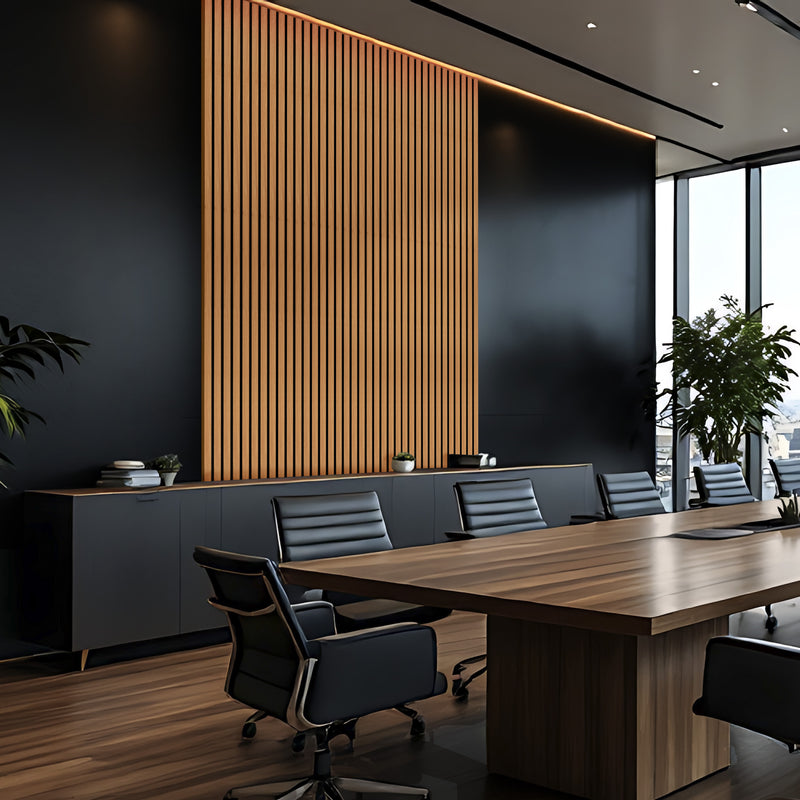 Laminate Slat Acoustic Wall Panels (80-Pack) Yorke 18.90-inch x 96-inch