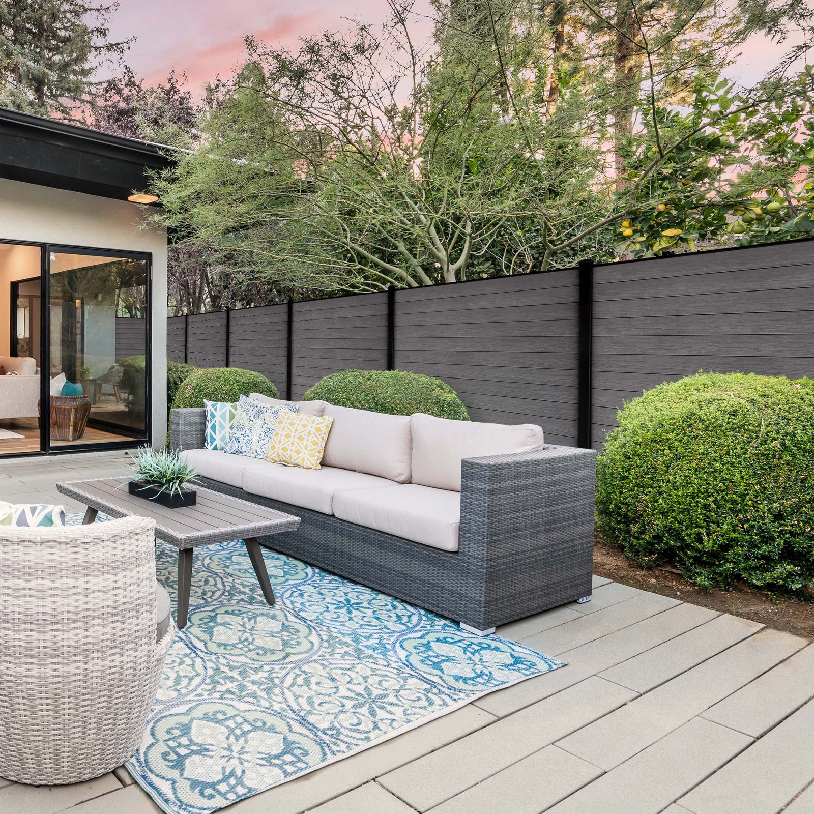 harrows patio umbrellas Composite Fence Series 6 ft. x 6 ft. Harrow Grey Co-Extruded Composite – creative-surfaces Rome Buckshot 2018 making it the perfect Kinetics MSRP:Retail: $1000.00