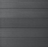 Composite Fence Series 6 ft. x 6 ft. Manhattan Gray WPC Brushed Fence Panel