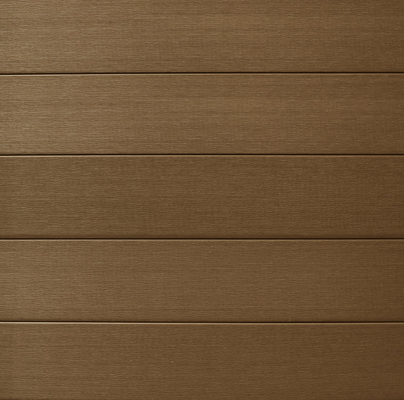 Composite Fence Series 6 ft. x 6 ft. Saddle Brown Co-Extruded Composite Fence Panel (12-Pack)