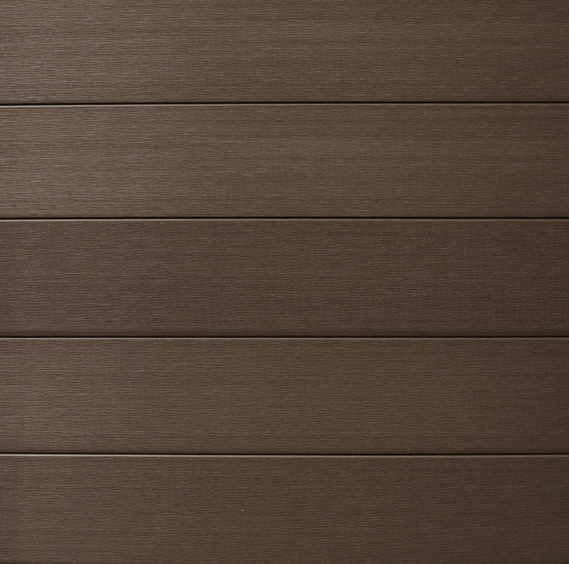 Composite Fence Series 6 ft. x 6 ft. Mocha Co-Extruded Composite Fence Panel (12-Pack)