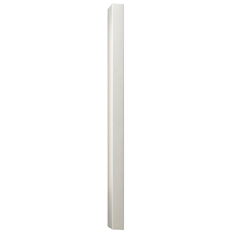 Digless Fence Post White Vinyl Ivory Fence Post 4 in. x 4 in. x 8 ft. – creative-surfaces