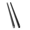6' Single Extruded Composite Fence Series Aluminum Fence Rail Black