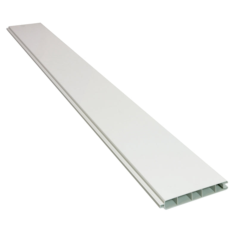 White Vinyl Ivory Infill Boards (12-Pack) 6 ft. H x 6 ft. W